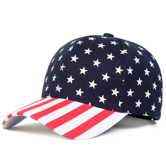 Unisex American Flag Baseball Cap Adjustable Snapback Hat for Men & Women - Spring Autumn Outdoor Sun Protection