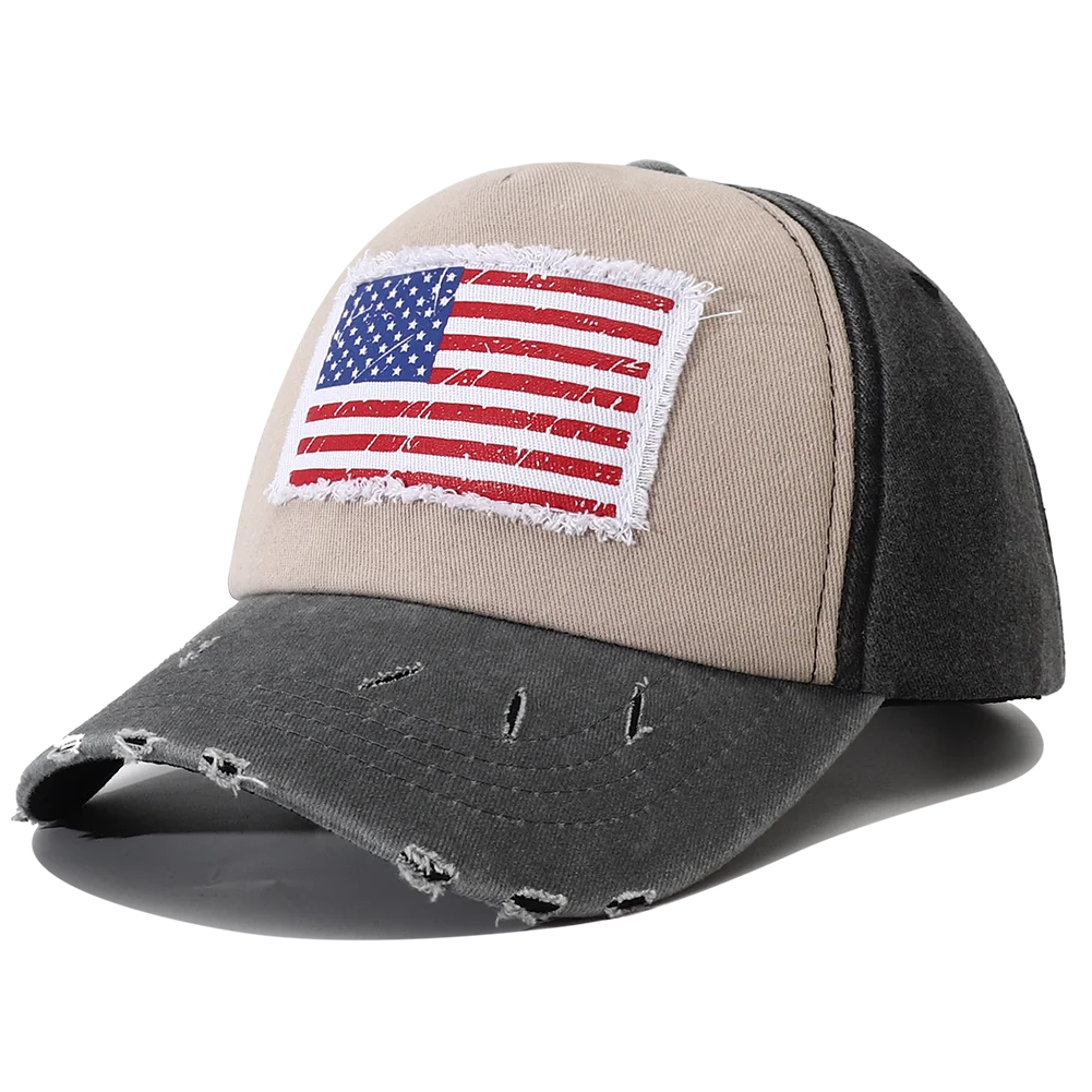 USA Flag Embroidered Baseball Cap – Unisex Snapback