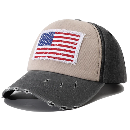 USA Flag Embroidered Baseball Cap – Unisex Snapback