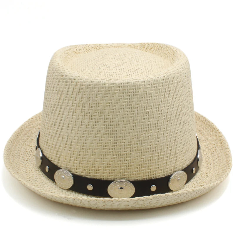 Classic Pork Pie Straw Hat – Timeless Style Meets Summer Comfort