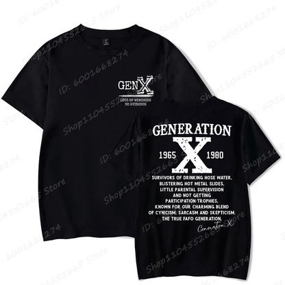 Proud Gen X: The Vintage Generation – Classic Crew Neck Tee