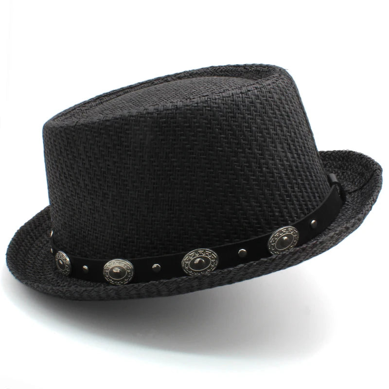 Classic Pork Pie Straw Hat – Timeless Style Meets Summer Comfort