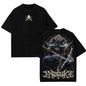 Unisex Anime Demon Slayer Graphic Oversized Vintage Washed Casual Y2k Tee