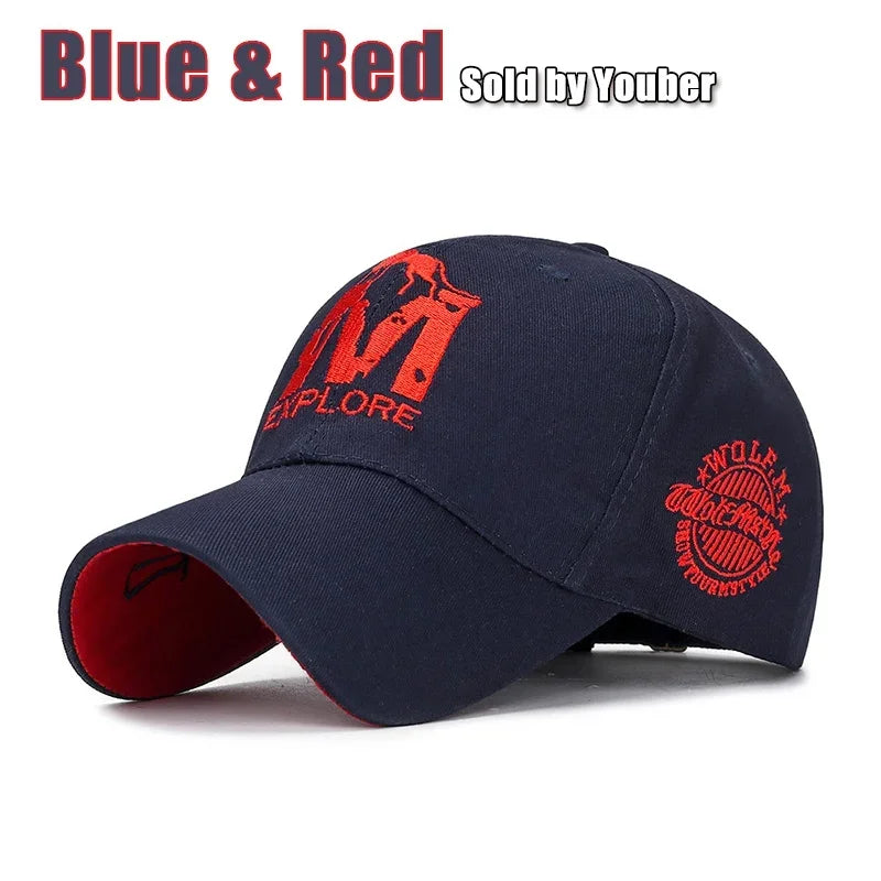 Wolf Totem Embroidery Baseball Cap – Embrace the Spirit of the Wild