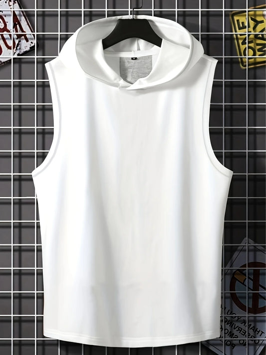 Men's Hooded Sports Vest T-shirt