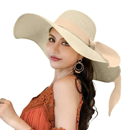 Foldable Wide Brim Straw Sun Hat - Your Essential Summer Companion
