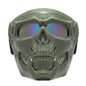 Tactical Skull Skeleton Mask – Full Face Protection with Integrated Goggles