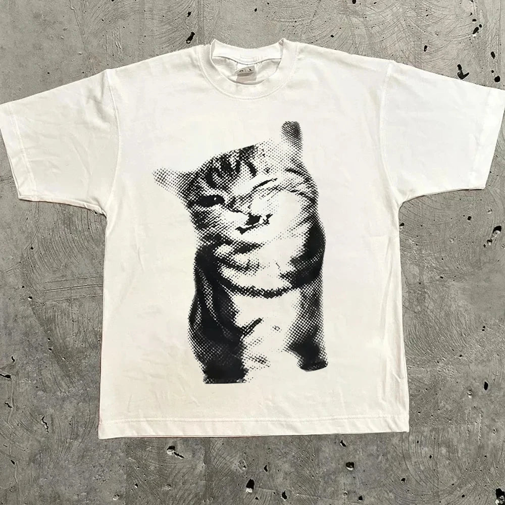 Harajuku Y2K Graphic T-Shirt | Oversized Streetwear Tee | 15 Colors, 30 Designs