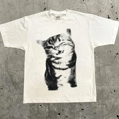 Harajuku Y2K Graphic T-Shirt | Oversized Streetwear Tee | 15 Colors, 30 Designs