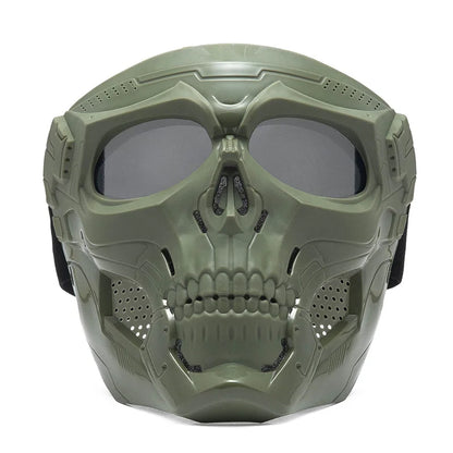Tactical Skull Skeleton Mask – Full Face Protection with Integrated Goggles