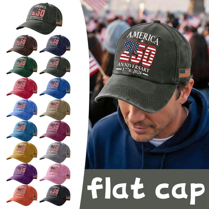 America 250th Anniversary Vintage Baseball Cap – Commemorate History