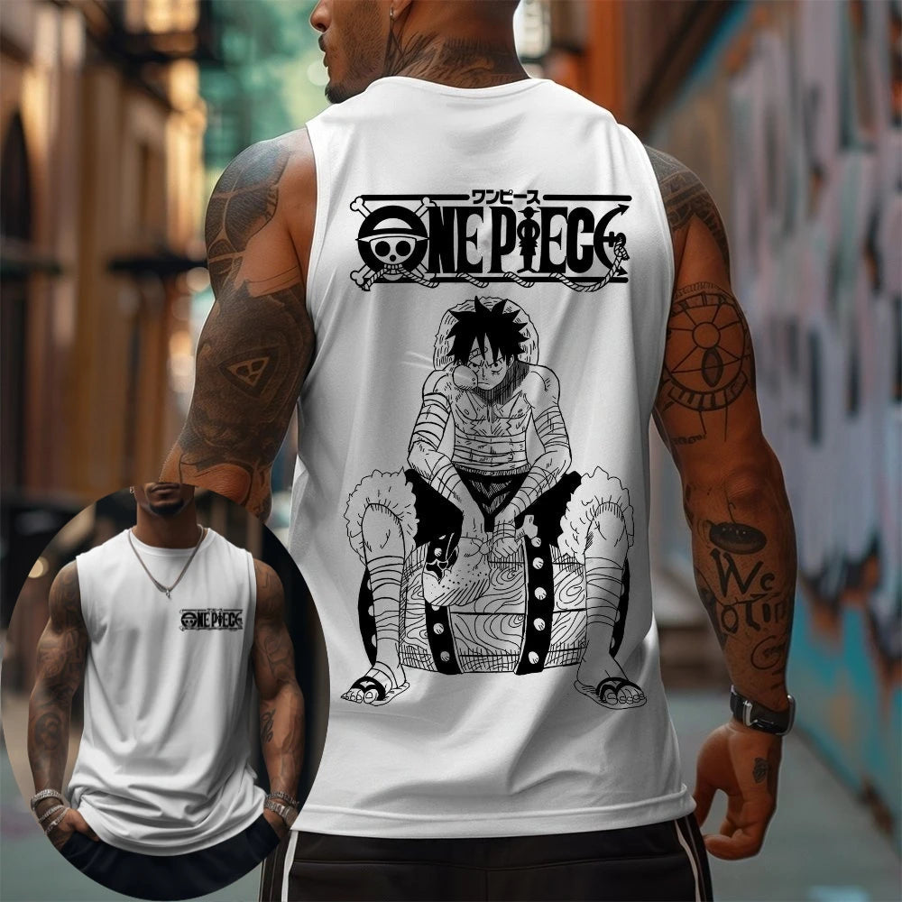 ONE PIECE Monkey D. Luffy Tank Top – Your Ultimate Summer & Gym Essential
