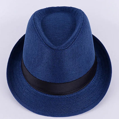 Cotton Linen Jazz Hat – Refined Style for the Modern Gentleman