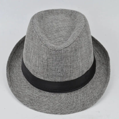 Cotton Linen Jazz Hat – Refined Style for the Modern Gentleman