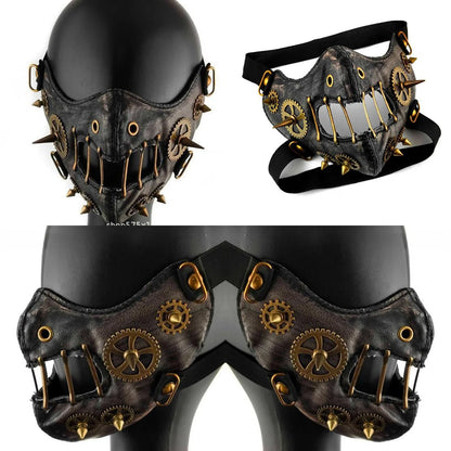 Steampunk PU Leather Mask – The Ultimate Gothic Cosplay Accessory