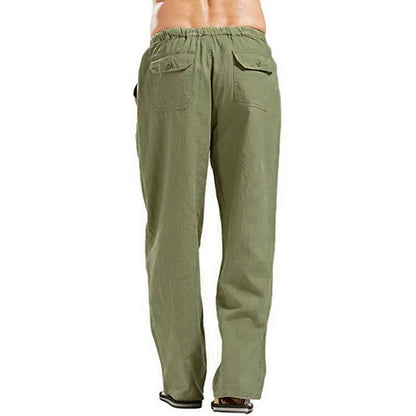 SALE -SALE Men's Cotton Linen Summer Pants – 7 Colors