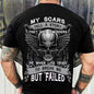 Men’s Double Gun Skull Graphic T-Shirt – Urban Edge Redefined