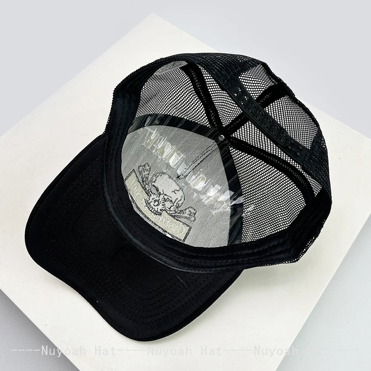 Skeleton Wings Letters Embroidery Baseball Hats Breathable Personal New Men Women Mesh Sunshade Hip Hop Trucker Caps Versatile