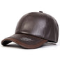 Leather Brim Baseball Cap – Premium Texture Meets Urban Style