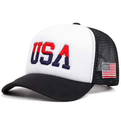 USA Flag Embroidered Baseball Cap – Classic Patriotic Style