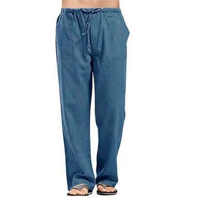 SALE -SALE Men's Cotton Linen Summer Pants – 7 Colors