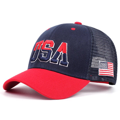 USA Flag Embroidered Baseball Cap – Classic Patriotic Style