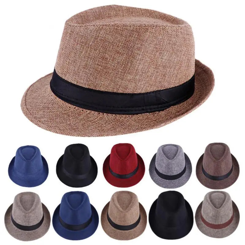 Cotton Linen Jazz Hat – Refined Style for the Modern Gentleman