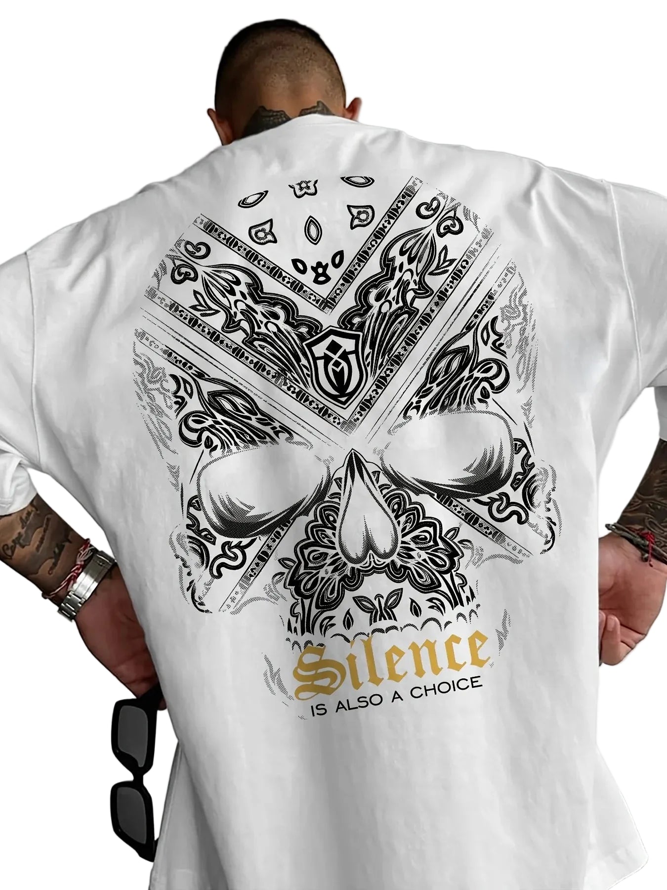 Personalized Dark Letter Print 100% Cotton Men Woment T-shirt Summer Autumn Daily Outdoor Sports Party Casual Loose Short Sleeve