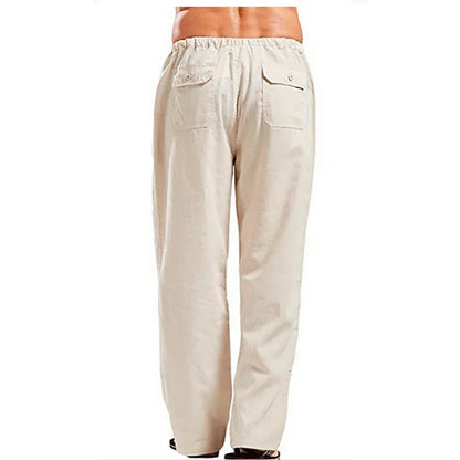 SALE -SALE Men's Cotton Linen Summer Pants – 7 Colors