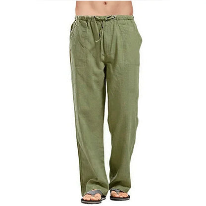 SALE -SALE Men's Cotton Linen Summer Pants – 7 Colors
