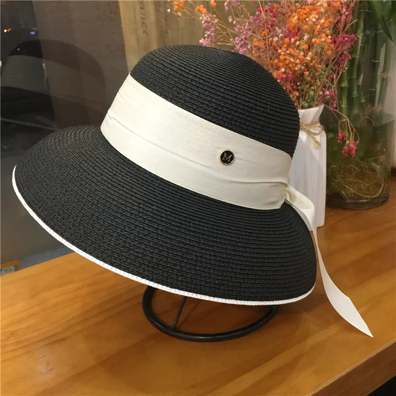 Bucket Hat Summer Hats for Women Fishing Hat Woolen Rhinestone Solid Color Basin Hat Leisure Outdoor Beach Sun Hat