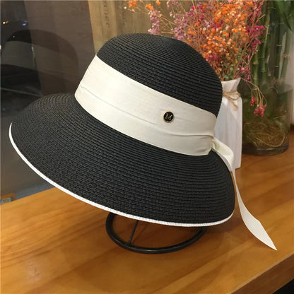 Bucket Hat Summer Hats for Women Fishing Hat Woolen Rhinestone Solid Color Basin Hat Leisure Outdoor Beach Sun Hat