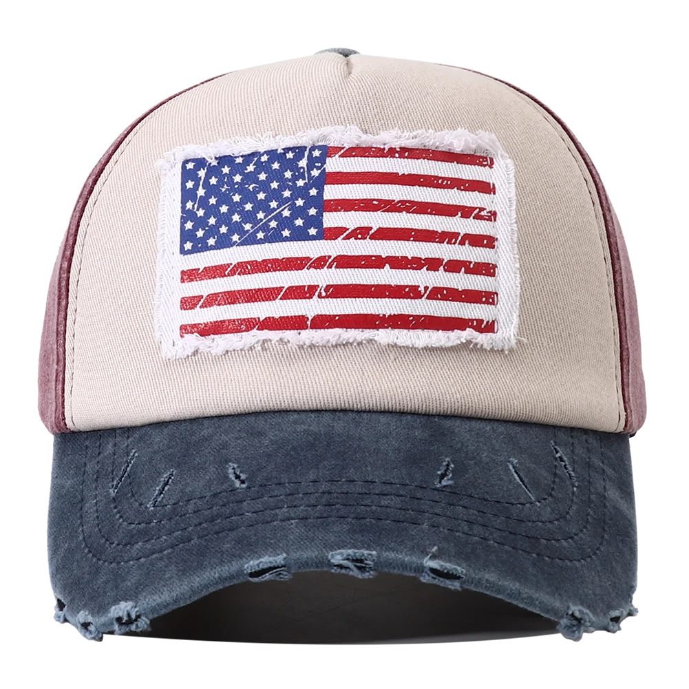 USA Flag Embroidered Baseball Cap – Unisex Snapback
