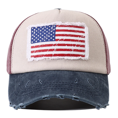 USA Flag Embroidered Baseball Cap – Unisex Snapback