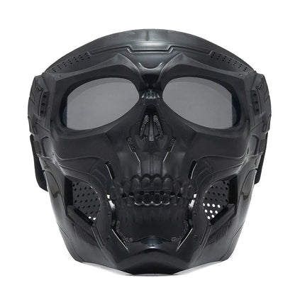 Tactical Skull Skeleton Mask – Full Face Protection with Integrated Goggles