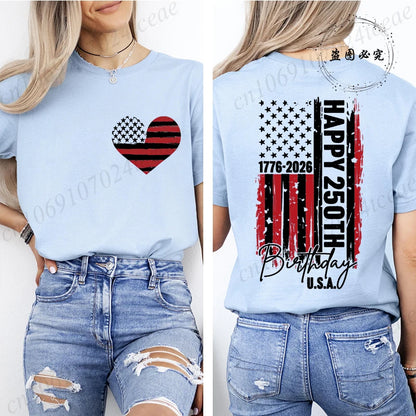 Women’s USA 250th Anniversary Tee – Commemorating 250 Years of Liberty