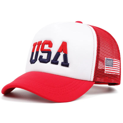 USA Flag Embroidered Baseball Cap – Classic Patriotic Style