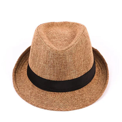 Cotton Linen Jazz Hat – Refined Style for the Modern Gentleman