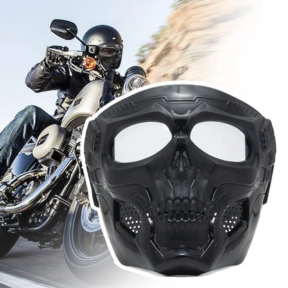 Tactical Skull Skeleton Mask – Full Face Protection with Integrated Goggles