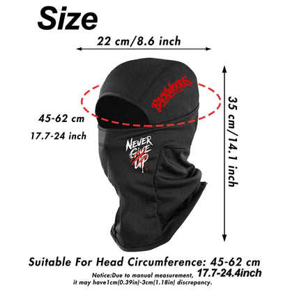 Musion Balaclava Cool Full Face Hip Hop Street Style Printed Cycling Mask Windproof Sun Protection