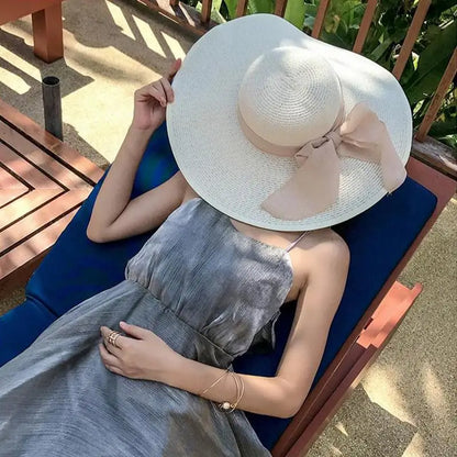 Foldable Wide Brim Straw Sun Hat - Your Essential Summer Companion