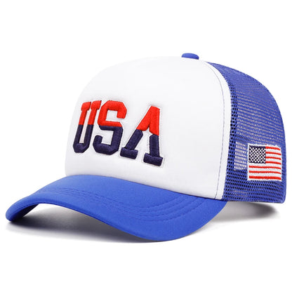 USA Flag Embroidered Baseball Cap – Classic Patriotic Style