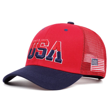 USA Flag Embroidered Baseball Cap – Classic Patriotic Style