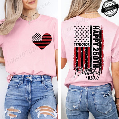 Women’s USA 250th Anniversary Tee – Commemorating 250 Years of Liberty