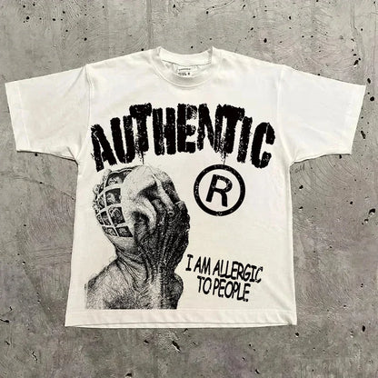 Harajuku Y2K Graphic T-Shirt | Oversized Streetwear Tee | 15 Colors, 30 Designs