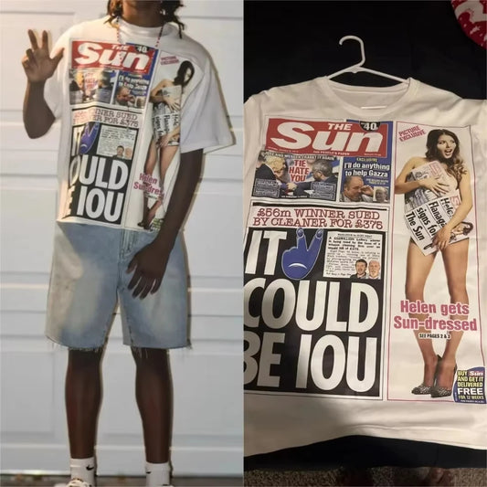 Y2K Graphic T-Shirt – Oversized Streetwear Tee for Men & Women