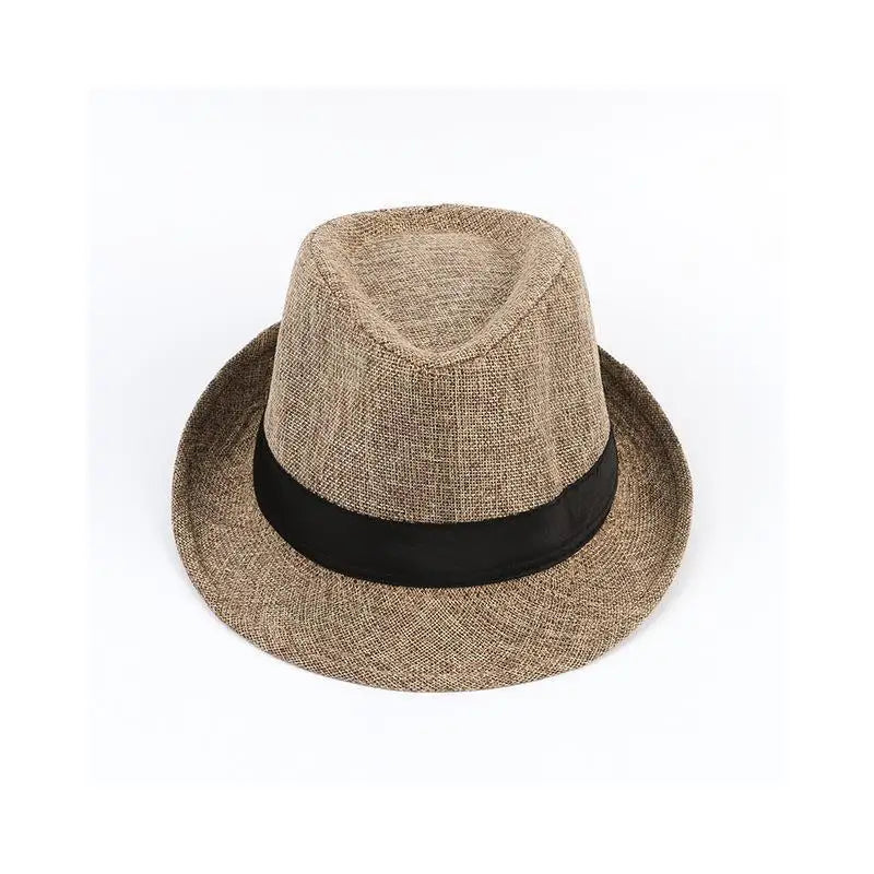 Cotton Linen Jazz Hat – Refined Style for the Modern Gentleman