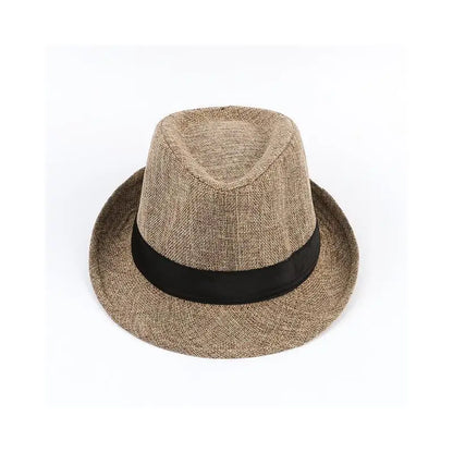 Cotton Linen Jazz Hat – Refined Style for the Modern Gentleman