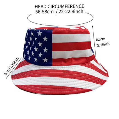 Patriotic Flag Bucket Hat – Your Ultimate Summer Travel Companion