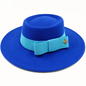 Bow Tie Fedora Hat – Wide Brim | 17 Colors | Women & Men